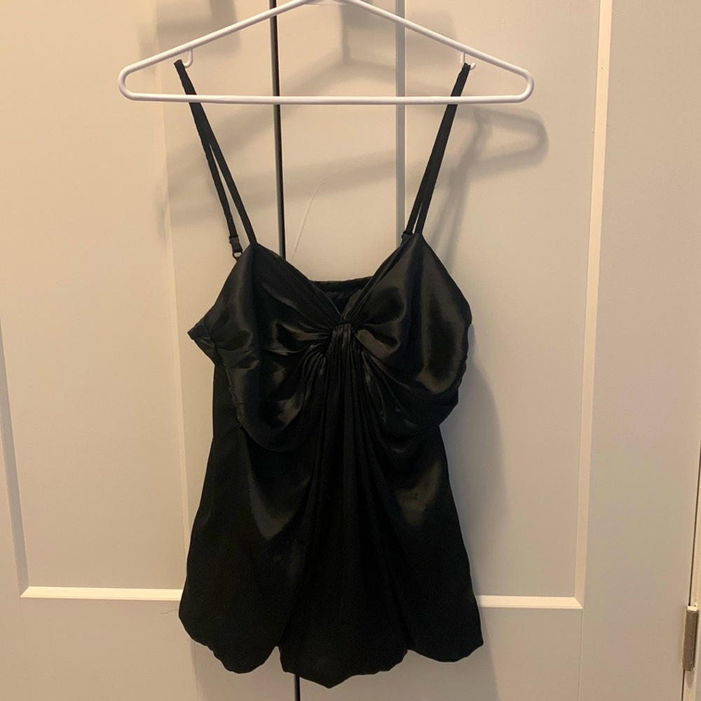VERO MODA Black Silk Tank Top